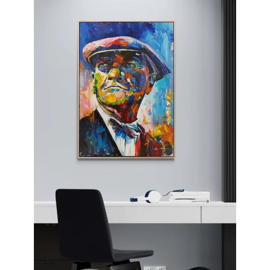 Modern Mustafa Kemal Oil Painting