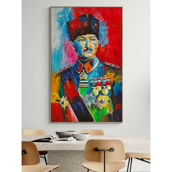 The Colors of Mustafa Kemal Oil Painting
