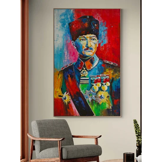 The Colors of Mustafa Kemal Oil Painting