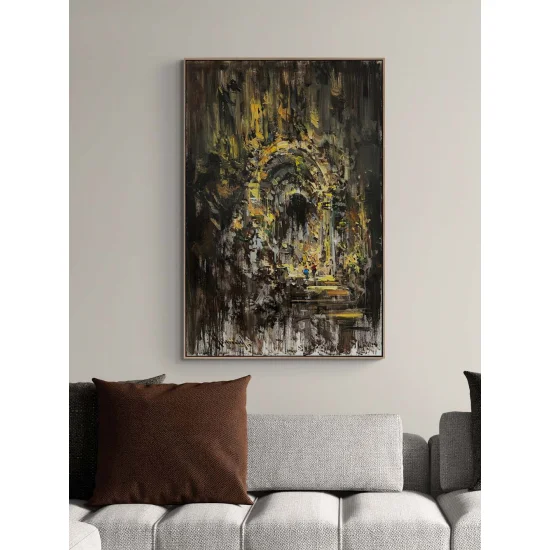 Mystical City Oil Painting