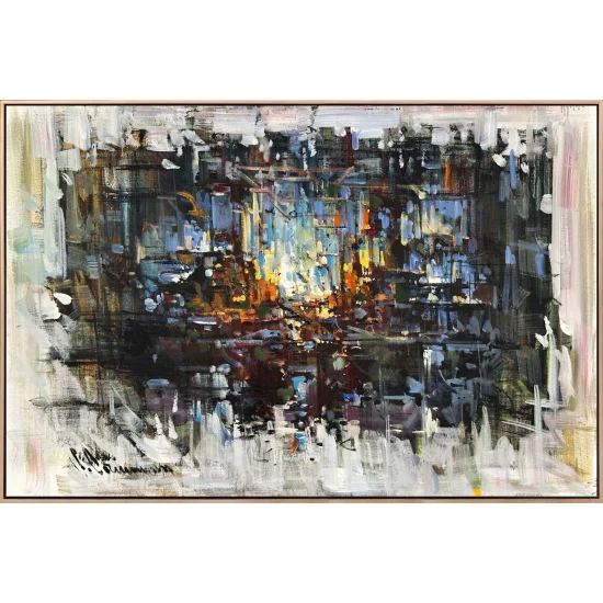 Gölgelerde İzler Yağlı Boya Tablosu