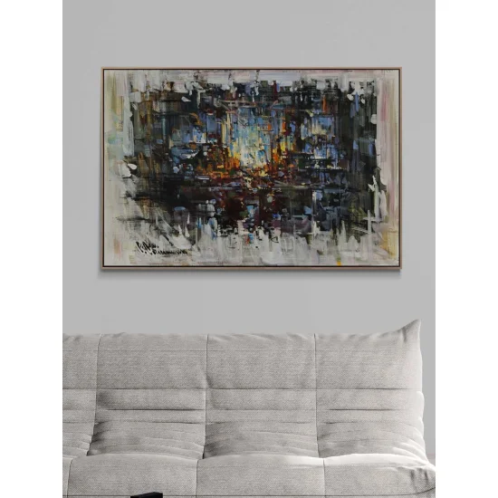 Gölgelerde İzler Yağlı Boya Tablosu