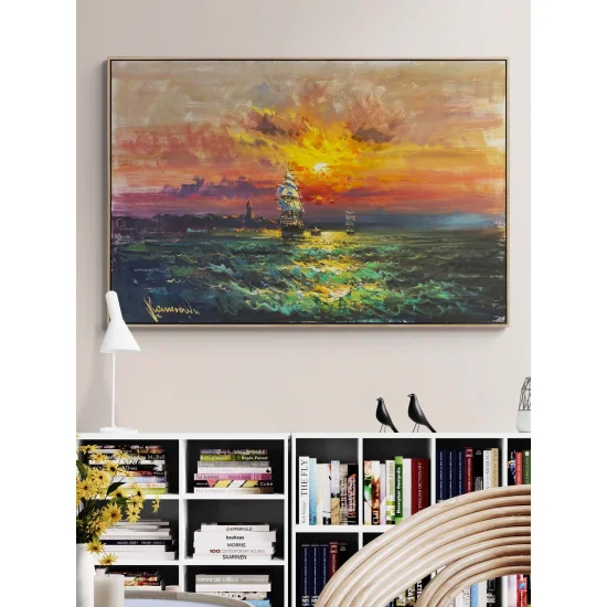 Ufka Yolculuk Yağlı Boya Tablosu