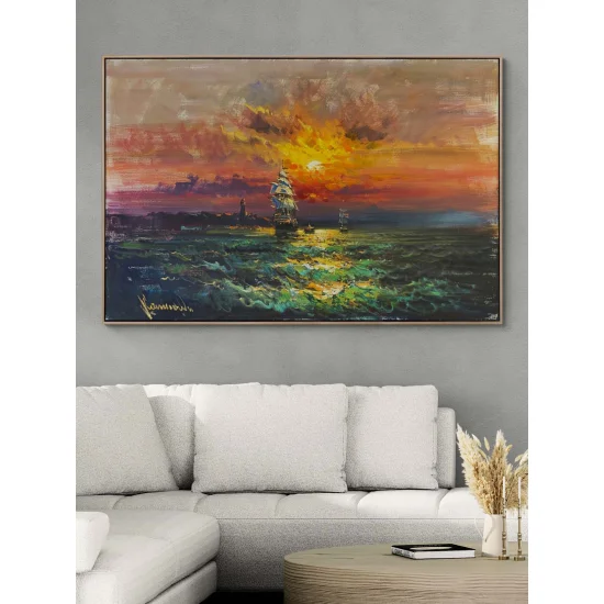 Ufka Yolculuk Yağlı Boya Tablosu