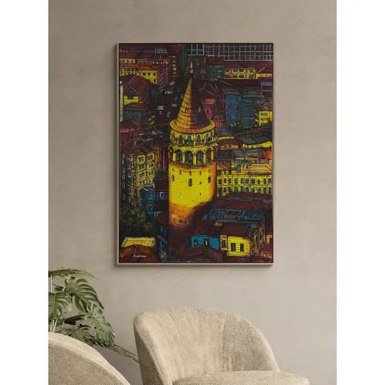 Galata of Colors Oil Painting