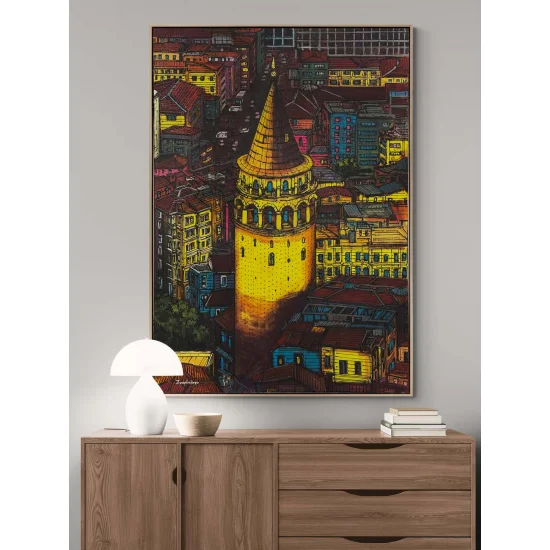 Galata of Colors Oil Painting