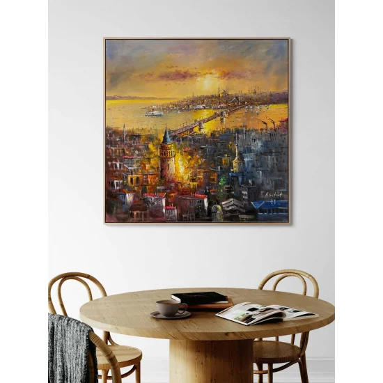 Boğazın Renkleri Yağlı Boya Tablosu