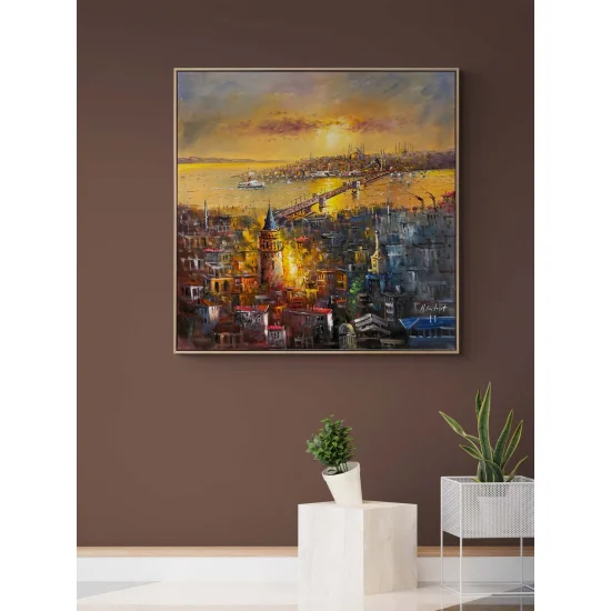 Boğazın Renkleri Yağlı Boya Tablosu