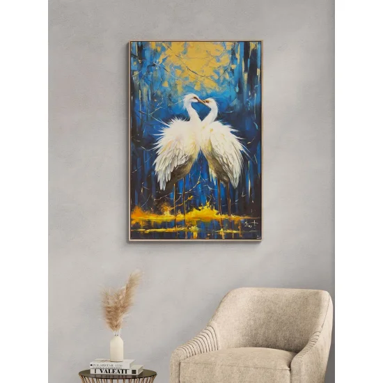 Turna Masalı Yağlı Boya Tablosu