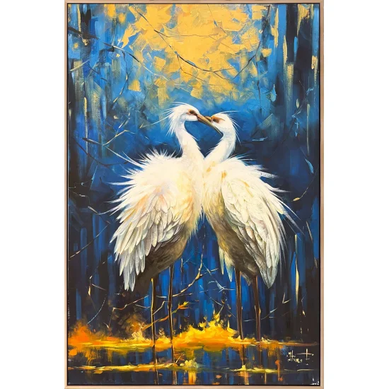 Turna Masalı Yağlı Boya Tablosu