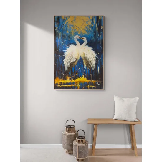 Turna Masalı Yağlı Boya Tablosu