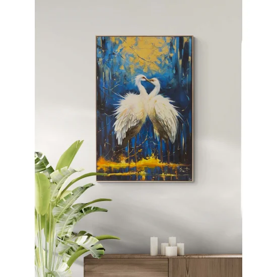 Turna Masalı Yağlı Boya Tablosu