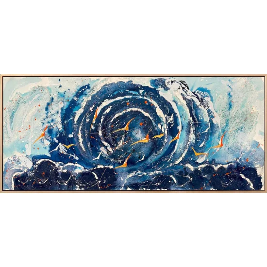 Storm Birds Oil Painting