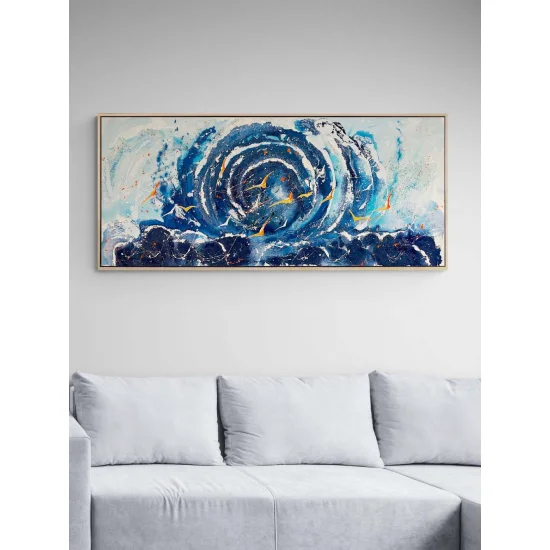 Storm Birds Oil Painting