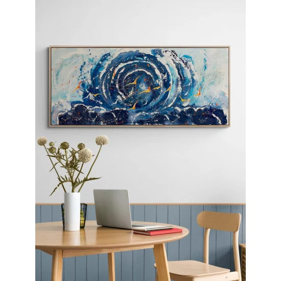 Storm Birds Oil Painting