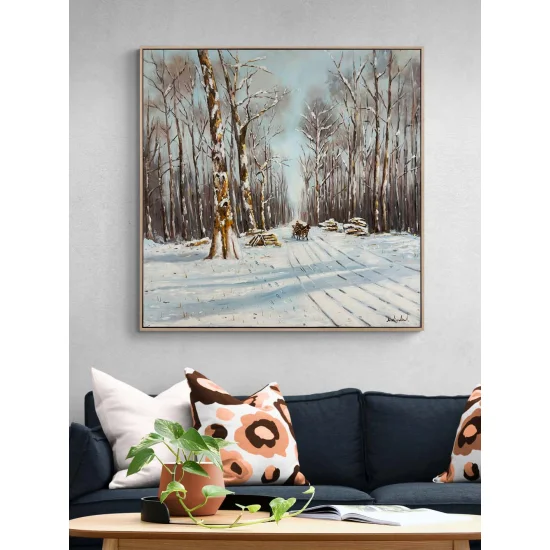 Journey Under the Snow Oil Painting
