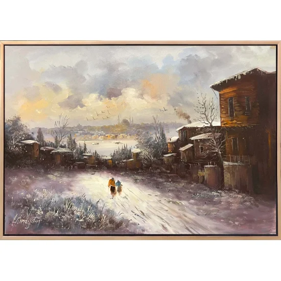 Winter in Istanbul Oil Painting