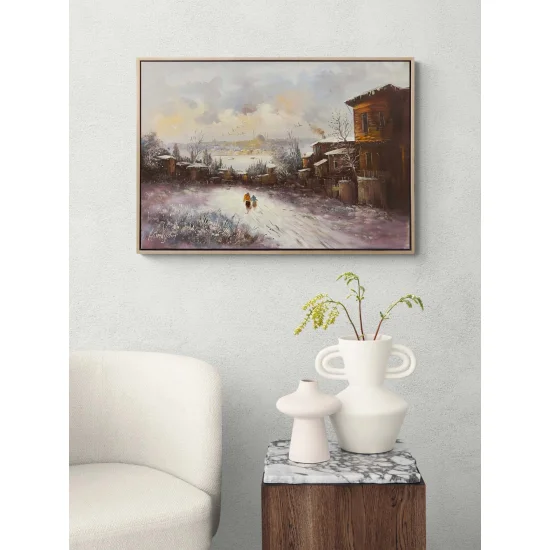 Winter in Istanbul Oil Painting