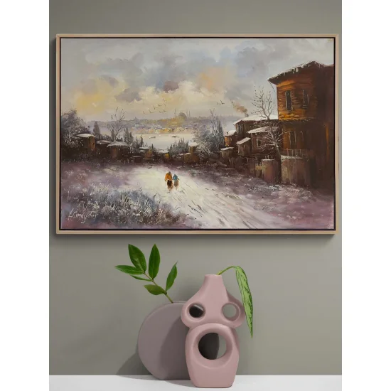 Winter in Istanbul Oil Painting