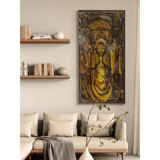 Geçmişin Yansıması Yağlı Boya Tablosu