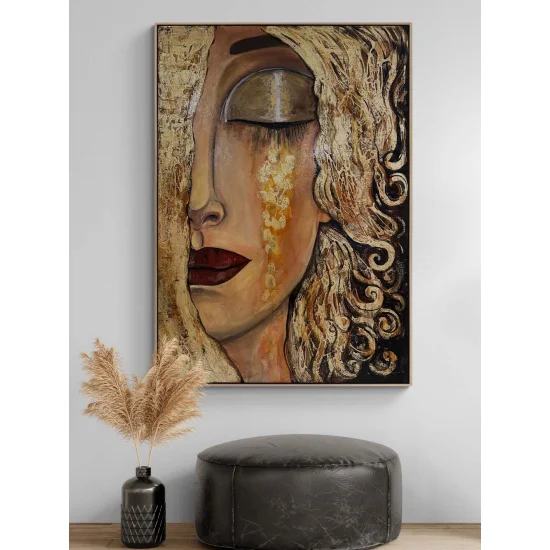 Golden Tears Oil Painting