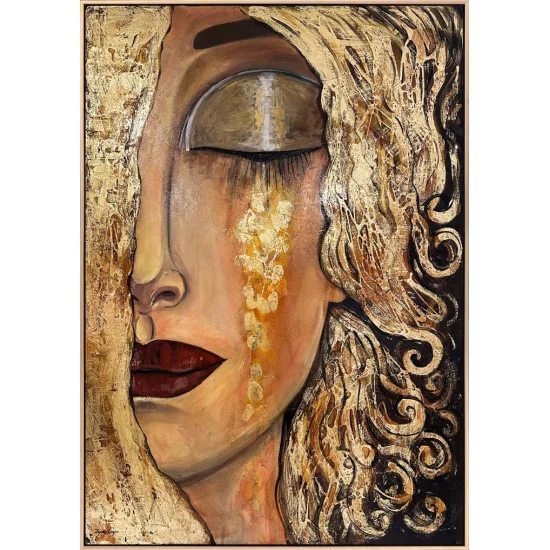 Golden Tears Oil Painting