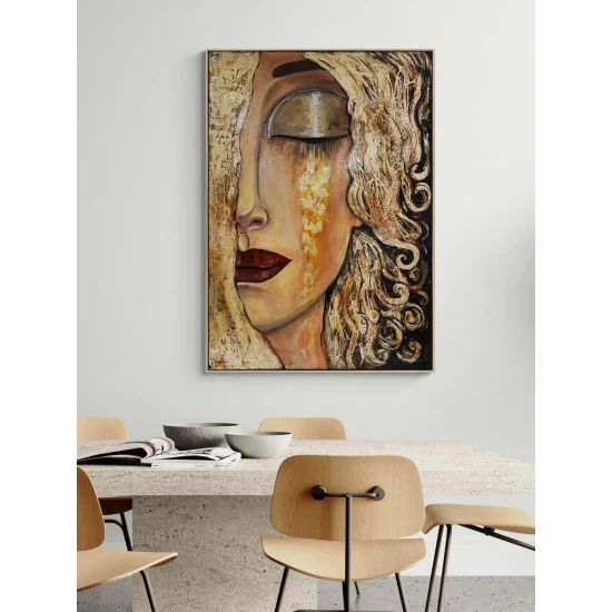 Golden Tears Oil Painting