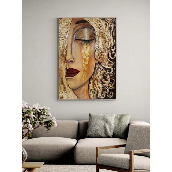 Golden Tears Oil Painting