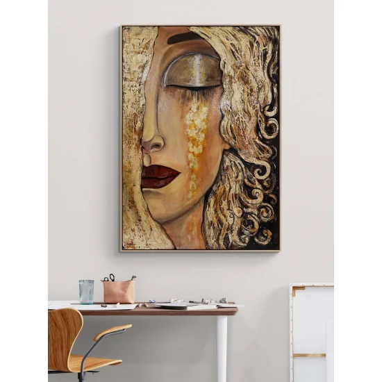 Golden Tears Oil Painting