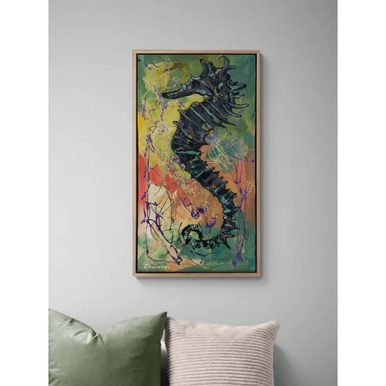 The Journey of the Seahorse Oil Painting