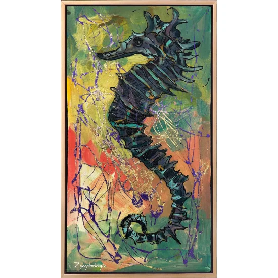The Journey of the Seahorse Oil Painting