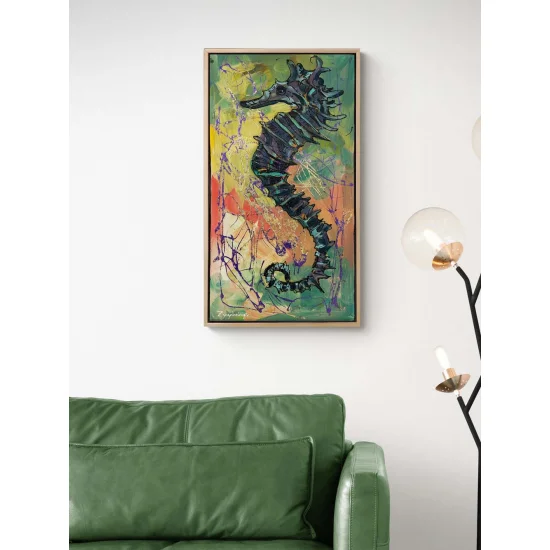 The Journey of the Seahorse Oil Painting