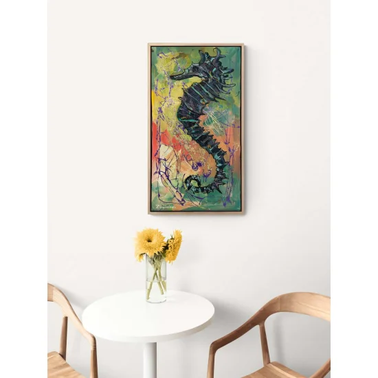 The Journey of the Seahorse Oil Painting