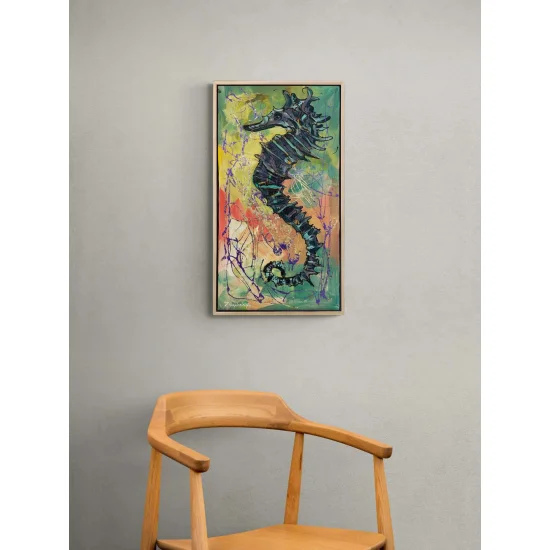 The Journey of the Seahorse Oil Painting