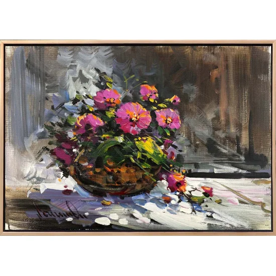 Fırçanın Baharı Yağlı Boya Tablosu