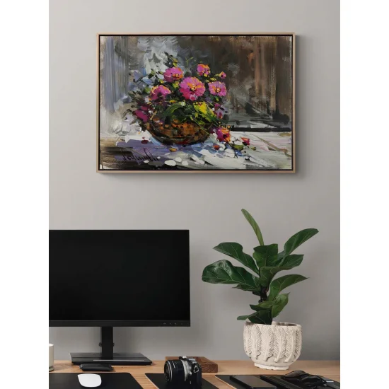 Fırçanın Baharı Yağlı Boya Tablosu