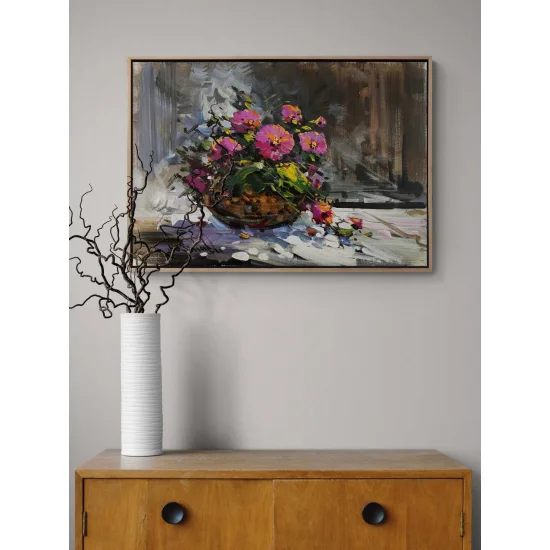 Fırçanın Baharı Yağlı Boya Tablosu