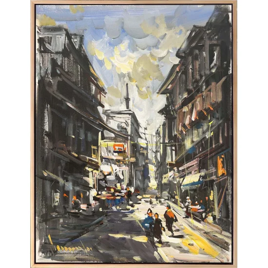 The Spirit of the Old City Oil Painting
