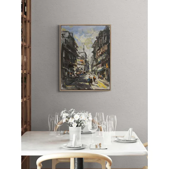 The Spirit of the Old City Oil Painting