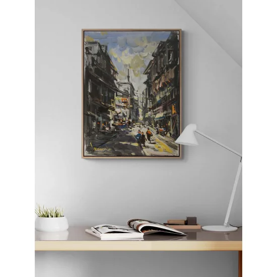 The Spirit of the Old City Oil Painting