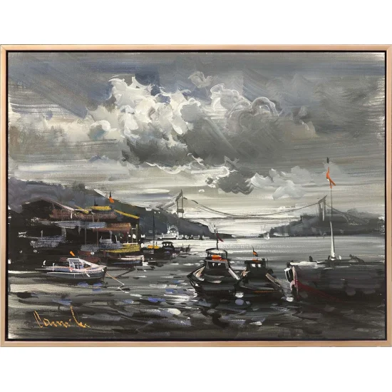 A Day in Istanbul Oil Painting