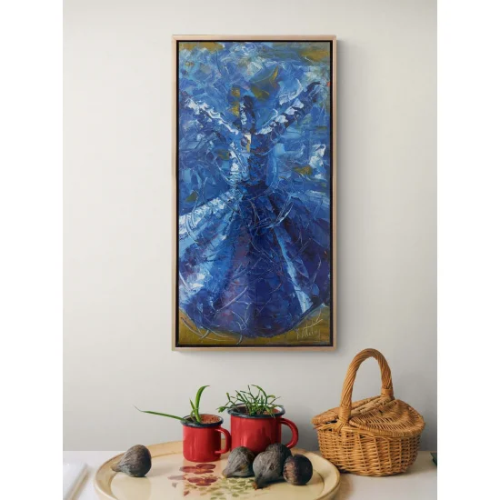 Gecenin Semahı Yağlı Boya Tablosu