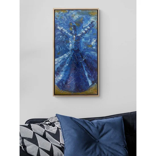 Gecenin Semahı Yağlı Boya Tablosu