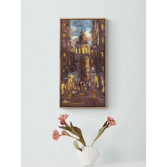 In the Soul of Galata Oil Painting