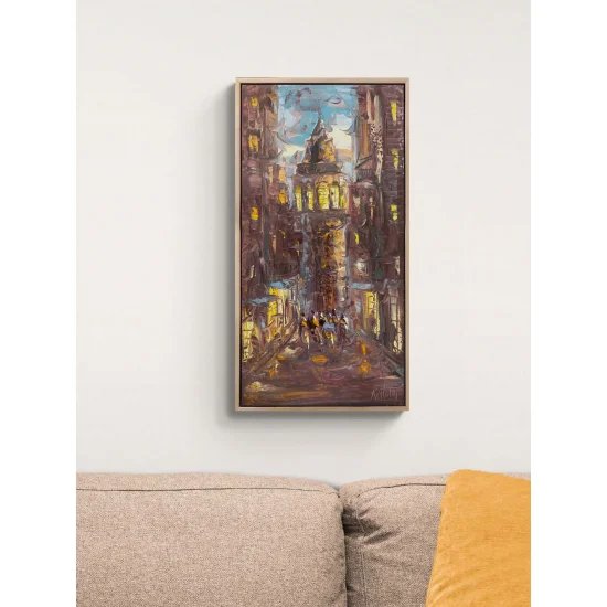 In the Soul of Galata Oil Painting
