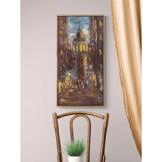 In the Soul of Galata Oil Painting
