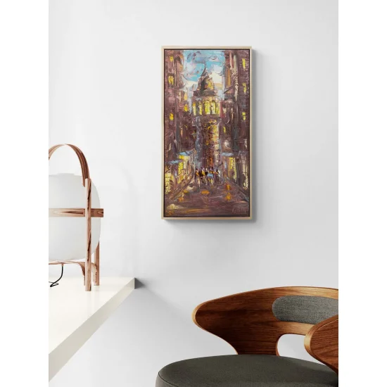 In the Soul of Galata Oil Painting