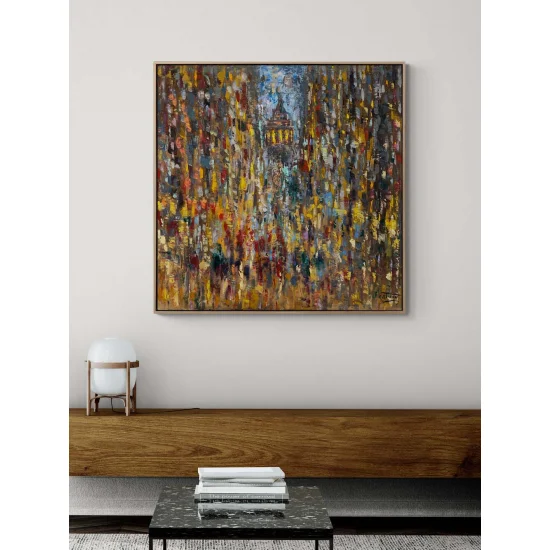 Galata in the Rain Oil Painting