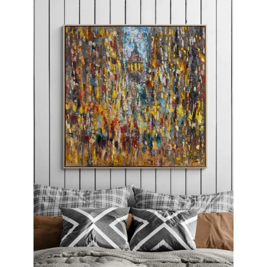 Galata in the Rain Oil Painting