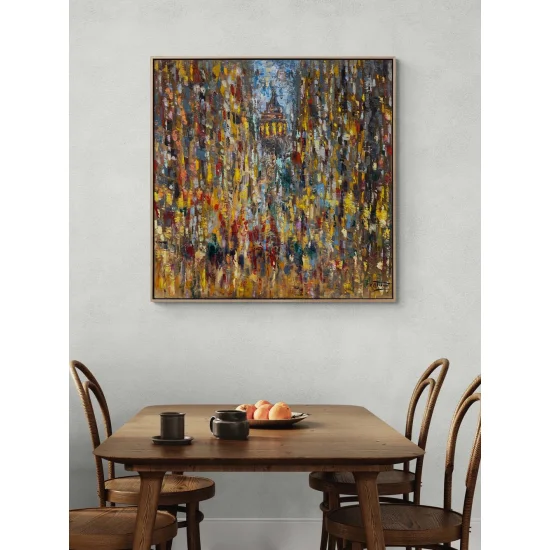 Galata in the Rain Oil Painting